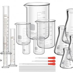 Conical flask 2000ml, 3.3 Borosilicate Glass - OMSONS Germany
