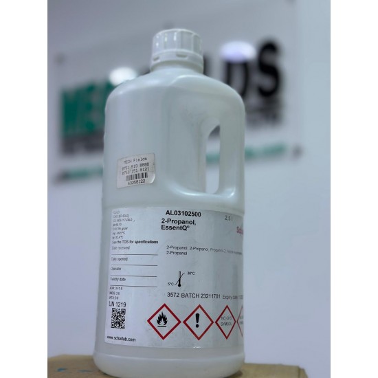 Propanol-2, 99.9% Lab grade for analysis, 2.5 Lt. Scharlau