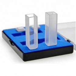 Cuvettes, Glass, 10mm, Spectrometer Cell Cuvette Volume 3.5ml (set of 2)