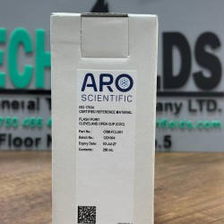 Flash Point Certified Reference Material, Lubricant, Cleveland Open Cup (COC), ASTM D92, ISO/IEC 17025 & ISO 17034 Certified ARO UK