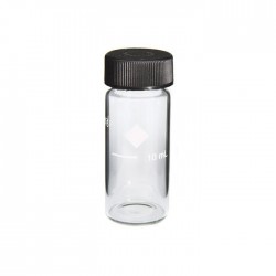 Sample Cell Tube, Glass (20ml) Black Cup