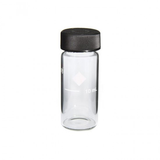 Sample Cell Tube, Glass (20ml) Black Cup
