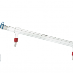 Simple Distillation Apparatus - Borosilicate Glass - Flask, Still Head, Condenser, Receiver Adapter, Joint Clips