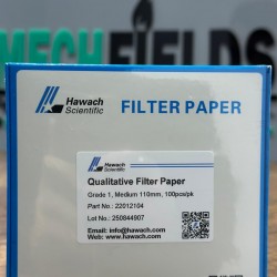 Qualitative Filter Papers, Medium, 11um, 110mm, 100pcs/pk HAWACH