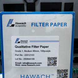 Qualitative Filter Papers, Medium, 11um, 90mm, 100pcs/pk HAWACH