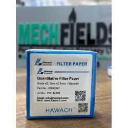 Quantitative Filter Papers, Grade 42, Slow, 2.5um, 42.5mm, 100pcs/pk HAWACH