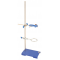 Stand Support Set, stainless steel, Lab Stand and Clamp with Steel Support Ring, 4 Piece Set