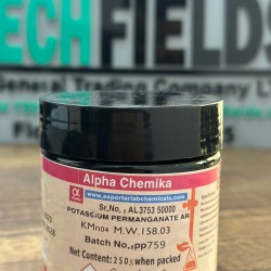 Potassium Permanganate AR (KMno4), 250g - Alpha Chemika