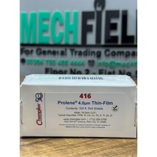 Thin Film, Prolene® 4.0μm, 300ft, Roll Sheet Chemplex