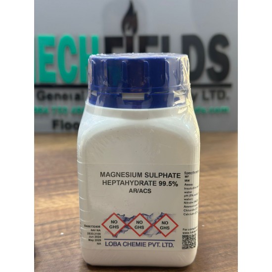 MAGNESIUM SULPHATE HEPTAHYDRATE 99.5% AR/ACS, 500g - Loba Chemie