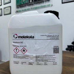 Acetone, Lab grade for analysis, 5.0 Lt., purity 99.0 Molekula 32358905