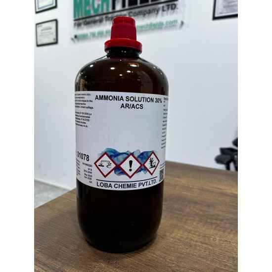 Ammonia Solution 30% AR/ACS (2.5 L) Loba Cemie Code: 01078