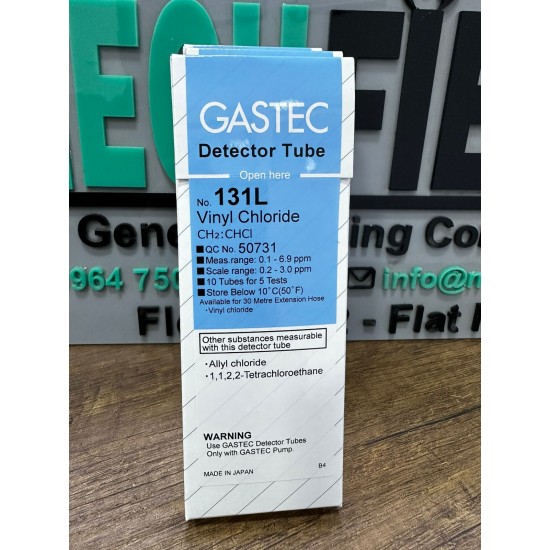 Gastec Vinyl Chloride (CH2:CHCl) Detector Tube – No. 131L