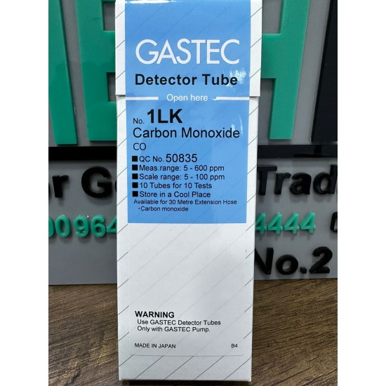 Gastec No. 1LK Carbon Monoxide (CO) Detector Tube