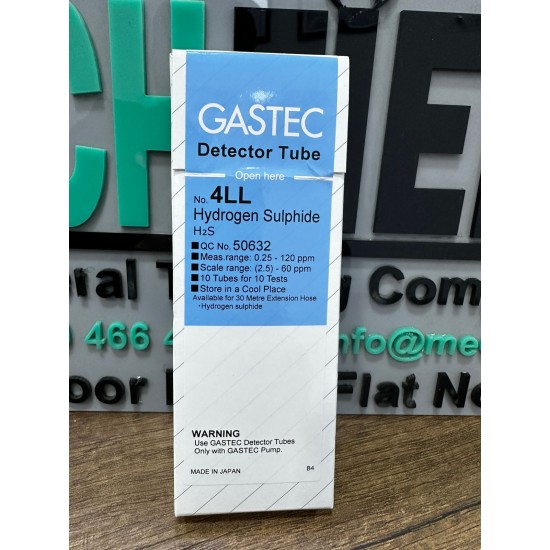 Gastec Hydrogen Sulphide (H_2S) Detector Tube – No. 4LL