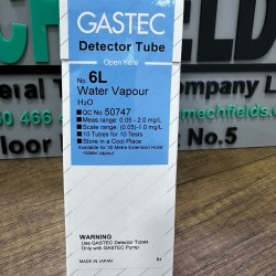 Gastec Water Vapour (H_2O) Detector Tube – No. 6L