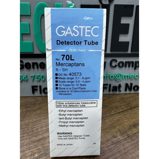 Gastec Mercaptans (R . SH) Detector Tube – No. 70L