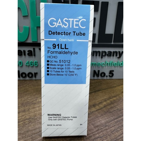 Gastec Formaldehyde (HCHO) Detector Tube – No. 91LL
