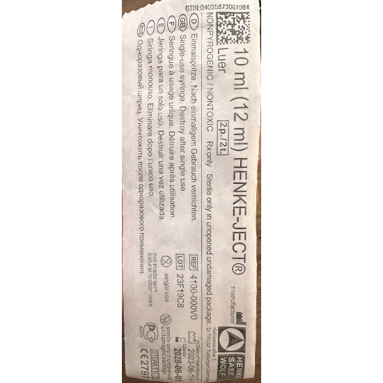 HSW HENKE-JECT® two-part