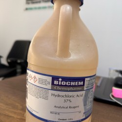 HYDROCHLORIC ACID  37%  AR Muriatic Acid; Hydrogen Chloride