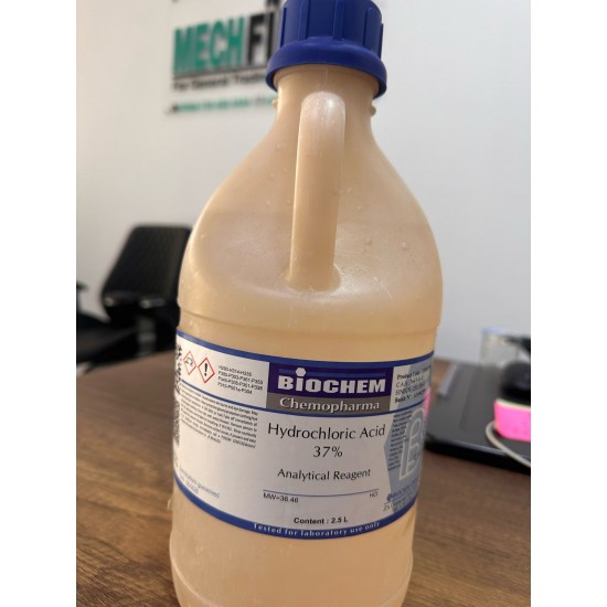 HYDROCHLORIC ACID  37%  AR Muriatic Acid; Hydrogen Chloride