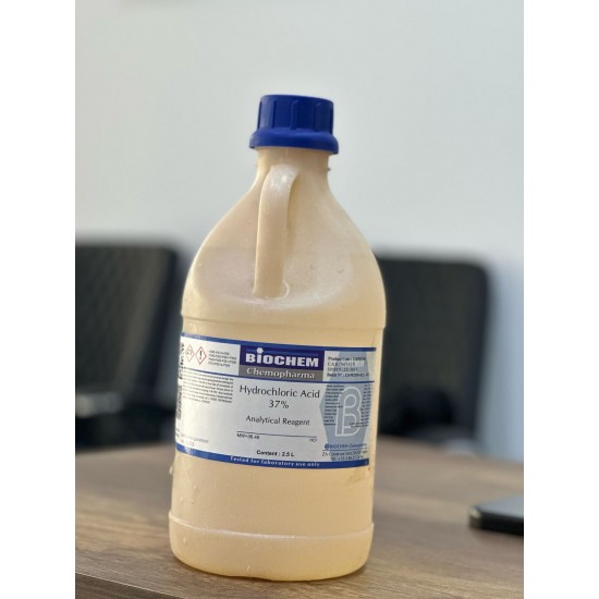HYDROCHLORIC ACID  37%  AR Muriatic Acid; Hydrogen Chloride