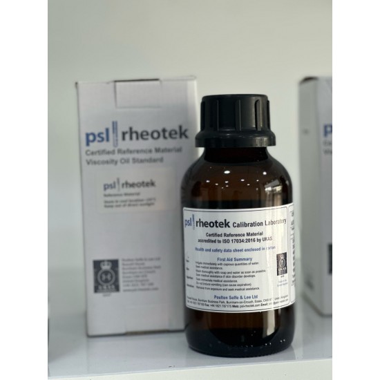 N35 Viscosity Standard (for research 1 only) in 500mL container. Supplied complete with UKAS (ISO 17025) Certificate of calibration
