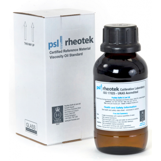 N4 Viscosity Standard (for research 1 only) in 500mL container. Supplied complete with UKAS (ISO 17025)