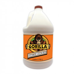 Gorilla Wood Glue, 1 Gallon Bottle, Natural Wood Color, Pack of 1