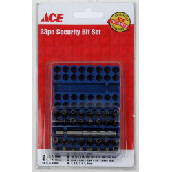 Ace Security Bit Set, 33 Pcs Set