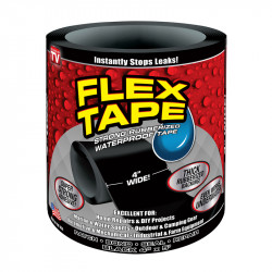 Flex Tape As Seen on TV Waterproof Repair Tape 4 in. W x 5 ft. L Black